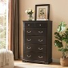 AMERLIFE Drawer Dresser, Farmhouse Chest of Drawers with Vintage Metal Handle - 3 of 4