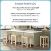 Now Furniture 24" Counter Stool, Wooden Backless Bar Height Kitchen Stool - 4 of 4