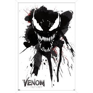 Trends International Marvel Venom: Let There be Carnage - Splatter Framed Wall Poster Prints - 1 of 4