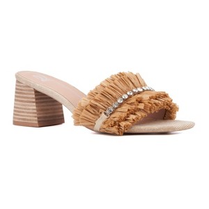 New York & Company Women's Farah Block Heel Sandal - 1 of 4
