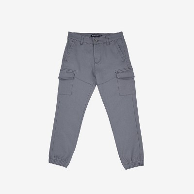 X RAY Boy's Stretch Twill Jogger Pants With Cargo Pocket - Kids Pants