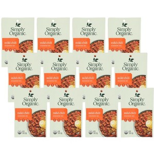 Simply Organic Mild Chili Seasoning Mix - Case of 12/1 oz - 1 of 4