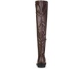 Allegra K Women's Zipped Low Block Heel Over Knee High Fashion Boots - 3 of 4