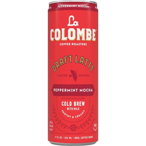 La Colombe Peppermint Mocha Draft Latte - 11 Fl Oz Can : Target