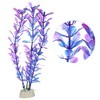 Unique Bargains Aquarium Decor Plant Purple 7.28" 1 Pc - 3 of 4