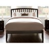 Platform Bed - Sleek Bowed Design & Sturdy Slats for Bedroom - 3 of 4