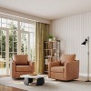 Mid-Century Accent Sofa Chair,360° Rotating Modern Armchair for Living Room,Upholstered Reading Chair for Reading, Bedroom - 4 of 4