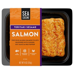 Sea Cuisine Teriyaki Sesame Salmon - Frozen - 9oz - 1 of 4