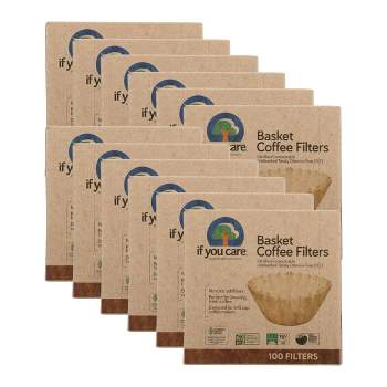 If You Care Unbleached Basket Coffee Filters - Case of 12/100 ct