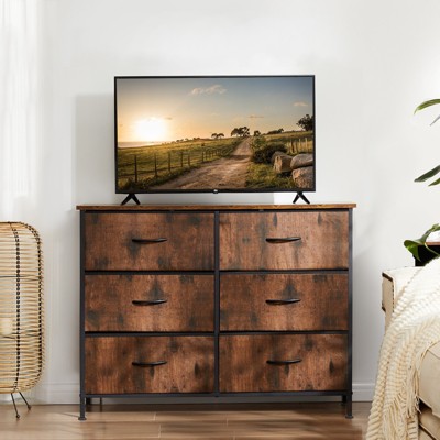 ALEXOUN Drawers Dresser with for Bedroom,with Fabric Drawers and Metal Frame,Storage Tower Organizer for Closet, Kids Room, Living Room