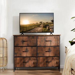 ALEXOUN Drawers Dresser with for Bedroom,with Fabric Drawers and Metal Frame,Storage Tower Organizer for Closet, Kids Room, Living Room - 1 of 4