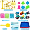 32 Plastic Space Sand Tower Crane Engineering Vehicle Set - Plastic Construction, Kids Building Set, Sandbox, Educational Construction Toy - 4 of 4