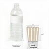 Big Dot of Happiness Tan Stripes - Party Mini Favor Boxes - Simple Party Treat Candy Boxes - Set of 12 - 3 of 4