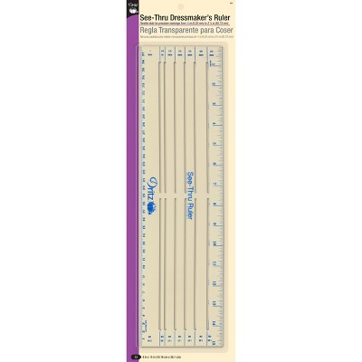 Dritz Dressmakers Ruler: 18.25" See-Thru Sewing & Quilting Tool, 5.5" Wide