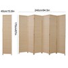 Gulches 6-Panel Bamboo Partition, Folding Screen for Versatile Spaces - 4 of 4