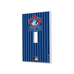 MLB Cooperstown East Teams Pinstripe Hidden-Screw Light Switch Plate for Single Toggle - 1 of 4