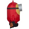 Gemmy Airblown Inflatable Minion Stuart in Devil Costume, 3.5 ft Tall, Red - 3 of 4