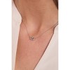 Tiny Tags Silver Plated XO Pendant Necklace - 4 of 4