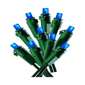 Celebrations LED Micro Light Set Blue 24.75 in. 100 lights - 1 of 2
