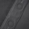 No Hook Shower Curtain with Snap in Liner, Heavyweight Waffle Fabric Bath Curtain, Hotel Grade - 4 of 4