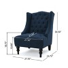 TIRAMISUBEST Upholstered Wingback Chair - Ideal for Living Room, Bedroom & Study - 2 of 4