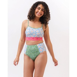 Lime Ricki Women's Daisy Patch Bralette - 1 of 2