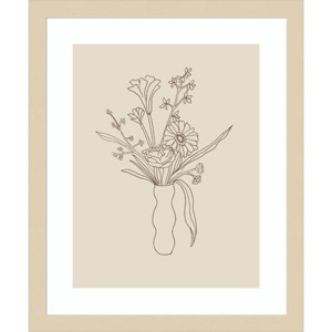 Amanti Art Floral Study 1 by Kate Aurelia Holloway Wood Framed Wall Art Print - 1 of 4