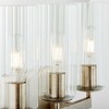 Quorum Lighting Merrick 3 - Light Vanity in  Aged Silver Leaf - 2 of 3
