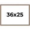PosterPalooza | Deco Silver Picture Frame - UV Acrylic, Backing Board, Hanging Hardware Included - 2 of 4