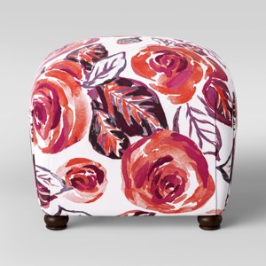 Poppy Ottoman Rose Floral - Opalhouse , Pink Floral
