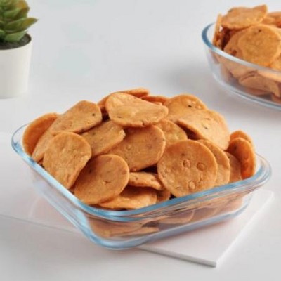 GSS Traditional Handmade Crispy Mini Thattai / Thattu Vadai  - Pack of 5 × 250g = 2.75 lbs