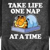 Men's - Garfield - Take Life One Nap Graphic Fleece Sweatshirt - 2 of 4