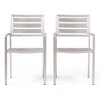 PAGED Patio Dining Chairs,Modern Outdoor Dining Chairs,Aluminum Chairs Suitable for Patio,Garden,2PC - 4 of 4