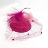 HMS Precious Pink Fascinator Adult Costume Hat - 3 of 3