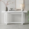 XINGHANZHENXUAN Entryway Table, Rectangle Design Console Table with Thick Pine Legs for Hallway, Living Room, Kitchen - 3 of 4