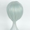 Unique Bargains Women's Wigs 12" Light Cyan with Wig Cap - 4 of 4
