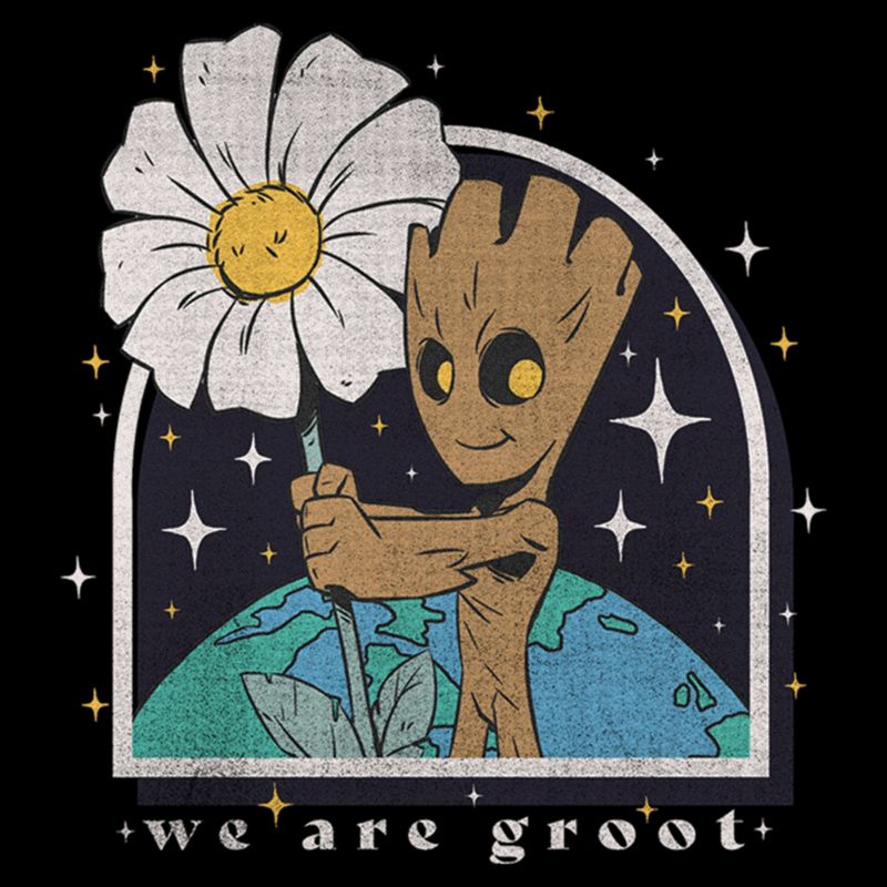 Girl's Guardians of the Galaxy We Are Groot T-Shirt, 2 of 4