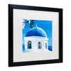 Trademark Fine Art - Key and Sea Blue Dome Matted Framed Art - 3 of 4