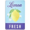 Farmlyn Creek 5 Pack Fruit Crate Label Wall Signs, Metal Kitchen Decor, 5 Designs (11.8 x 7.8 in) - 4 of 4