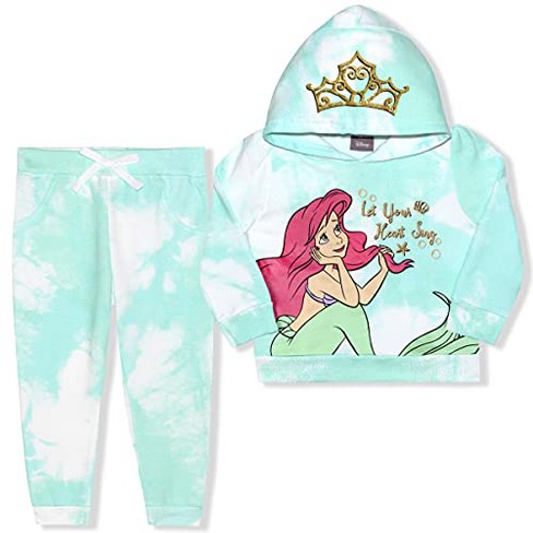 Disney Girl's Disney Princesses Coordinates, Hoodie Jacket And Jogger Pants  Set For Kids : Target