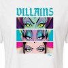 Women's - Disney Villains - Villains Stacked Cropped Graphic T-Shirt - 2 of 4