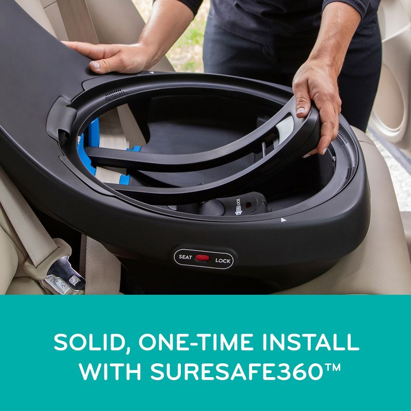 Evenflo Revolve 360 Extend All-in-One Rotational Convertible Car Seat with Quick Clean Cover, 5 of 33