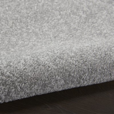 Silver Grey Essentials 26''x4.75'' Reversible Outdoor Rug