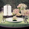 BRINJOY Unscented White Pillar Candle, 3-Pack, 3” x 8", 80-Hour Burn Time - 3 of 4