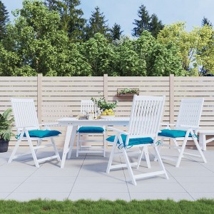 vidaXL Pallet Cushions 4 pcs Light Blue 19.7"x19.7"x2.8" Oxford Fabric - 1 of 4