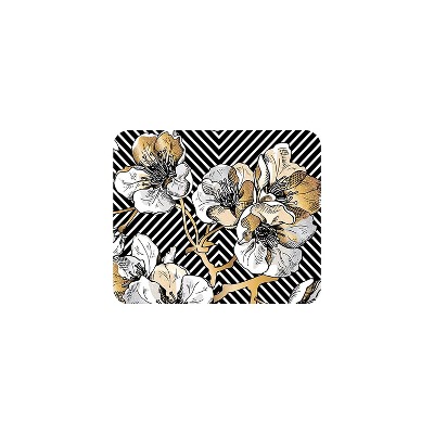 OTM Essentials Prints Series Cherry Blossoms Mouse Pad Gold/Black/White (OP-MH-Z122A) 