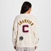 Champion Women's Fleece Cardigan - Cream - 2 of 4