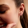 Pure Collection by Ross-Simons 0.15 ct. t.w. Diamond Star Earrings in Sterling Silver - 4 of 4
