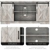 Jojoka Farmhouse TV Stand for 65 Inch TV, Entertainment Center TV Media Console Table - 4 of 4