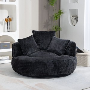Bean Bag Chair Lazy Chair with 3 Pillows,Durable Comfort Lounger High Back Bean Bag Chair Couch for Adults and Kids,Indoor & Outdoor-Cuddlewood - 1 of 4